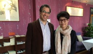 Prof. Kaplan with Dr. Guo Jie