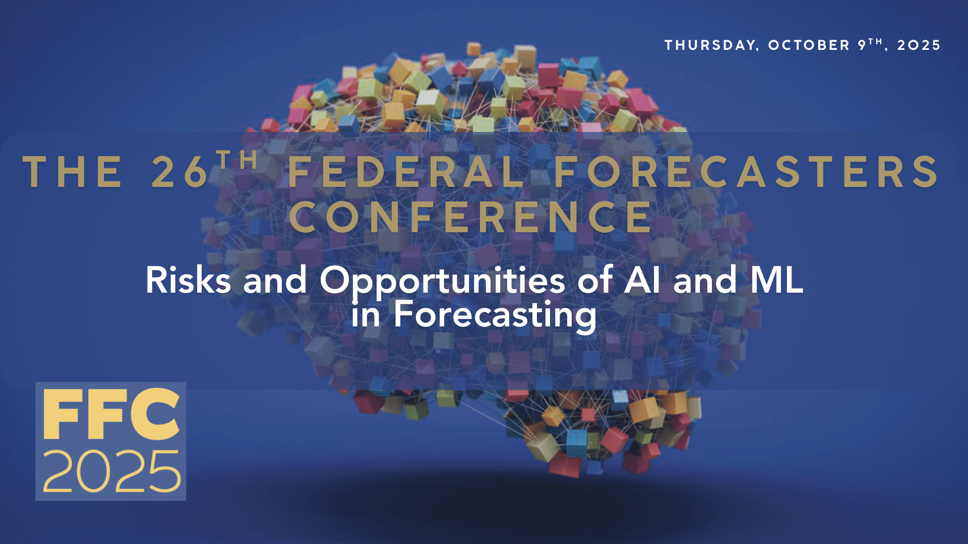 The 26th Federal Forecasters Conference Poster