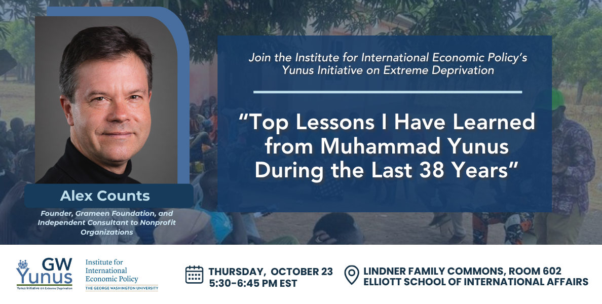 “Top Lessons I Have Learned from Muhammad Yunus During the Last 38 Years”