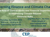 Governing Finance and Climate Change