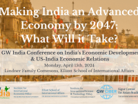 Graphic for Fourth GW India Conference: Making India an Advanced Economy by 2047: What Will it Take?