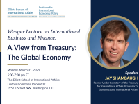 A View from Treasury: The Global Economy