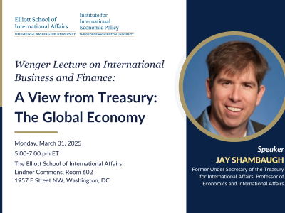 A View from Treasury: The Global Economy