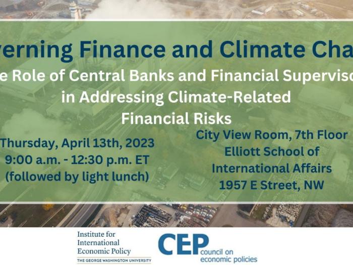 Governing Finance and Climate Change
