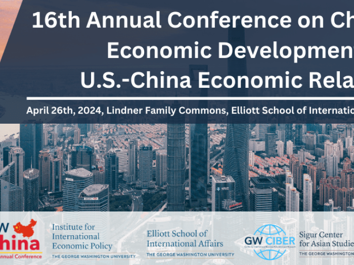 16th Annual Conference on China's Economic Development and U.S.-China Economic Relations