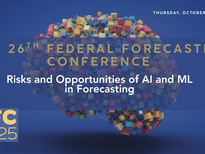 The 26th Federal Forecasters Conference Poster