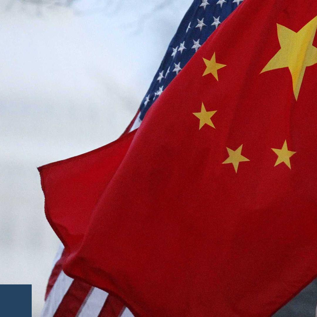 U.S.-China Economic Relations - the Chinese and American flag