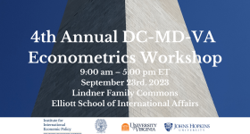 4th Annual DC-MD-VA Economics Workshop